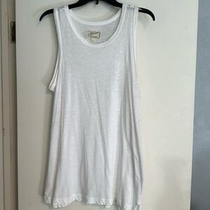 Current/Elliot long white tank size 2